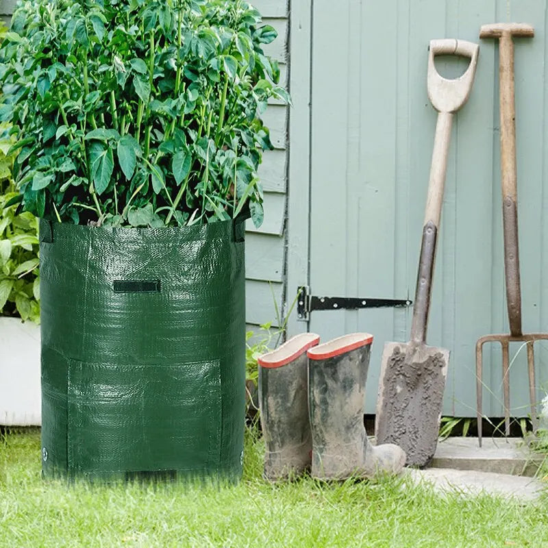 Torba do uprawy ziemniaków z okienkiem i uchwytami